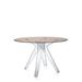 Kartell Sir Gio Table Plastic/Acrylic/Glass in Pink | 28.38 H x 47.25 W x 47.25 D in | Wayfair 3275/12