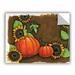 August Grove® Anne Tavoletti Pumpkins & Sunflowers Wall Decals Metal in Brown/Green/Orange | 24 H x 32 W in | Wayfair