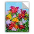 Latitude Run® Garden Wall Mural Canvas/Fabric in Blue/Green/Red | 18 H x 14 W in | Wayfair LATR1299 31568627