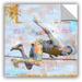 ArtWall Jump' by Greg Simanson Graphic Art Removable Wall Decal in Brown/Yellow | 18 H x 18 W in | Wayfair 0sim020a1818p