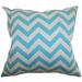 Latitude Run® Bournon Zigzag Bedding Sham 100% Cotton in Gray/Blue | 26 H x 26 W x 8 D in | Wayfair LTDR3212 40278470