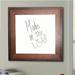 Loon Peak® Wall Mounted Dry Erase Board Wood/Manufactured Wood in Brown/White | 24 H x 24 W x 0.75 D in | Wayfair LOON6944 32555215