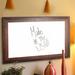 Loon Peak® Wall Mounted Dry Erase Board Wood/Manufactured Wood in Brown/White | 42 H x 102 W x 0.75 D in | Wayfair LOON6944 32555248