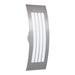 Latitude Run® Babette Contemporary 1-Light Flush Mount Glass/Metal in Gray | 17.5 H x 6.25 W x 4 D in | Wayfair LRUN5885 39531682