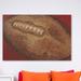 Marmont Hill "Crackle Football" by Reesa Qualia Painting Print on Wrapped Canvas Canvas, Solid Wood in Brown/Red | 20 H x 30 W in | Wayfair