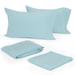 Modern Living 300 Thread Count Sheet Set 100% Cotton/Sateen in Blue | Full | Wayfair 028828321824