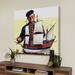 Marmont Hill 'Model Ship' Painting Print on Wrapped Canvas in Blue/Gray | 18 H x 18 W x 1.5 D in | Wayfair MH-CSTLCT-42-C-18