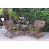 Bay Isle Home™ Batchelor 3 Piece Rattan Seating Group w/ Cushions Synthetic Wicker/All - Weather Wicker/Wicker/Rattan | Outdoor Furniture | Wayfair