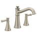 Moen Belfield Double Handle Deck-Mounted Roman Tub Faucet Trim Kit, Valve Required in Gray | 8.13 H in | Wayfair T9023BN