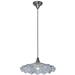 Meyda Lighting Metro Fusion Galatia 1 - Light Single Cone Pendant Glass in Gray | 11 H x 18 W x 18 D in | Wayfair 146083