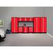 NewAge Products Bold Series 10 Piece Complete Storage System Set in Red | 77.25 H x 162 W x 18 D in | Wayfair 50613