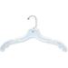 Only Hangers Inc. Top Non-Slip Hanger for Dress/Shirt/Sweater Plastic/Metal in White | 8 H x 17 W in | Wayfair PH300-50