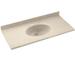 Swan Chesapeake Solid Surface 43" Single Bathroom Vanity Top in Brown | 6.125 H x 43 W x 22 D in | Wayfair CH02243.051