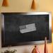 Orren Ellis Wall Mounted Chalkboard Metal in Black/Brown | 40 H x 64 W x 0.75 D in | Wayfair OREL6045 41152833