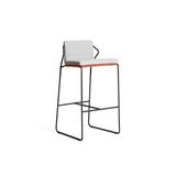 OASIQ Sandur Patio Bar Stool w/ Cushion, Stainless Steel | 35.75 H x 18.06 W x 19.38 D in | Wayfair 3001045301000-CN