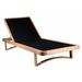 OASIQ Limited 300 83.15" Long Reclining Teak Single Chaise Wood/Metal/Solid Wood in Brown/White | 11 H x 31.5 W x 82.75 D in | Outdoor Furniture | Wayfair