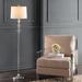 Ophelia & Co. Willey 61" Floor Lamp Metal/Crystal in Gray/White | 61 H x 14 W x 14 D in | Wayfair A61415F106FC4D1B8B889395DF68D776