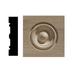 Ornamental Mouldings Pine Bullseye 3.5" H x 3.5" W x 0.82" D Rosette Applique Wood in Brown | 3.5 H x 3.5 W x 0.0323 D in | Wayfair BG734CPINE