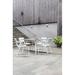 OASIQ Reef Square 29.5" Dining Table in Gray/Black | 29.5 H x 39.38 W x 38.38 D in | Outdoor Dining | Wayfair 5001210045100