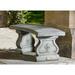 One Allium Way® Garden Outdoor Bench Stone/Concrete in Brown | 16.75 H x 44 W x 17.5 D in | Wayfair 014F74DBCF97426995691E8F2BC048E1