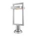 Wade Logan® Giddens 1 -Light 25.63" H LED Pier Mount Light Metal in Gray | 25.63 H x 10.5 W x 10.5 D in | Wayfair 0B901CAF715A42E6908164012A48E616