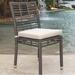 Panama Jack Outdoor Westerman Stacking Patio Dining Chair w/ Cushion in Gray | 34 H x 16 W x 17.5 D in | Wayfair PJO-1601-GRY-SC-CUSH/SU-728