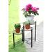 ORE Furniture 3 Tier Heart Clover Round Plant Stand Metal | 24.41 H x 21.65 W x 30.32 D in | Wayfair LB-1704