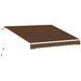 Outsunny Manual Retraction Slope Patio Awning in Coffee Wood in Brown | 3 H x 156 W x 96 D in | Wayfair 840-151CF