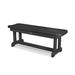 POLYWOOD® Park 48" Backless Outdoor Bench Plastic in Black | 17 H x 48 W x 14.75 D in | Wayfair PBB48BL