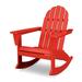 POLYWOOD® Vineyard Adirondack Rocking Chair in Red | 36.5 H x 29.25 W x 34.5 D in | Wayfair ADR400SR