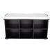 Proman Products Kendal Shoe Storage Bench Manufactured Wood in Black/Brown | 19 H x 44 W x 13 D in | Wayfair SH16755