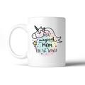 Ebern Designs Helsel Magical Mom Unicorn Coffee Mug Ceramic in Brown/White | 3.75 H in | Wayfair 2CACE1222262443AAA8793EEF6DD0D46