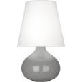 Robert Abbey June 24" Table Lamp Linen in White/Brown | 23.5 H x 14 W x 14 D in | Wayfair ST93
