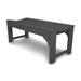 POLYWOOD® Traditional Garden Backless Outdoor Bench Plastic in Gray | 48" | Wayfair BAB148GY