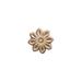 Ornamental Mouldings Birch Small Tudor Rosette 1.5" H x 1.5" W x 0.22" D Onlay Scroll Wood in Brown | 1.5 H x 1.5 W x 0.0087 D in | Wayfair