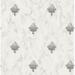 Fleur De Lis Living Gutshall Fleur DE Lys 33' L x 20.5" W 3D Embossed Wallpaper Roll Paper in White | 20.5 W in | Wayfair
