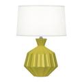 Robert Abbey Orion 17.75" Table Lamp Ceramic/Linen in White | 17.75 H x 12.5 W x 12.5 D in | Wayfair CI989