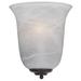 Lark Manor™ Allisia 1 - Light Dimmable Flush Mounted Sconce Glass/Metal in Brown | 11 H x 10 W x 5 D in | Wayfair RBRS5569 40065077