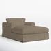 Birch Lane™ Perina Chaise Lounge Polyester in Brown | 29 H x 50 W x 65 D in | Wayfair RDBA4743 45449216