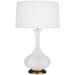 Robert Abbey Pike 32" Table Lamp Ceramic/Metal/Fabric in White | 32 H x 19.5 W x 19.5 D in | Wayfair LY994