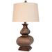 Red Barrel Studio® Leatherman 32" Table Lamp Resin in Brown/White/Yellow | 32 H x 17 W x 17 D in | Wayfair 56AEBAA8FF8D467B8FD8A6F7B6157BA2