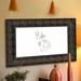 Rayne Mirrors Feathered Accent Wall Mounted Dry Erase Board Wood in Black/Brown/White | 79 H x 19 W x 1.25 D in | Wayfair W49/12.5-72.5