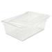 Rubbermaid Commercial Products 1600 oz. Rectangle Plastic Food Storage Container Plastic in White | 9 H x 26 W x 18 D in | Wayfair FG330000CLR