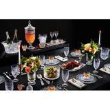 Godinger Silver Art Co Dublin Crystal Salad Bowl & Salad Server Set in Gray | 5 H x 8.6 D in | Wayfair 25984
