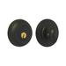 Rockwell Security Low Profile Single Cylinder Deadbolt Brass in Black | 2.5625 H x 2.5625 W x 1.51 D in | Wayfair IADD100004