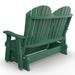 Wildridge Heritage Double Glider Plastic/Resin in Green | 42 H x 54 W x 31 D in | Wayfair LCC-104-Turf Green