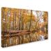Trademark Fine Art 'Beaver Creek 4' by Jason Shaffer Photographic Print on Wrapped Canvas in Green/Orange | 12 H x 19 W x 2 D in | Wayfair