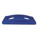Rubbermaid Commercial Products Lid For Slim Jim Bottle Recycling Container | 2.75 H x 11.3 W x 20.38 D in | Wayfair FG269288BLUE