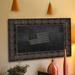 Rayne Mirrors Feathered Accent Wall Mounted Chalkboard Wood in Black/Brown | 25 H x 19 W x 1.25 D in | Wayfair B49/12.5-18.5