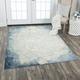 White 47 x 0.35 in Area Rug - Williston Forge Carey Blue/Cream Area Rug Polypropylene | 47 W x 0.35 D in | Wayfair 670FDF80CC674ADDAF417CA4CE7FC7DE